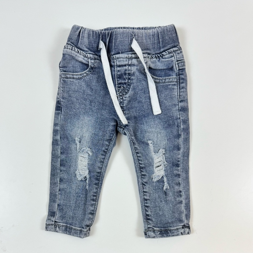 Little Bipsy Distressed Drawstring Jeans